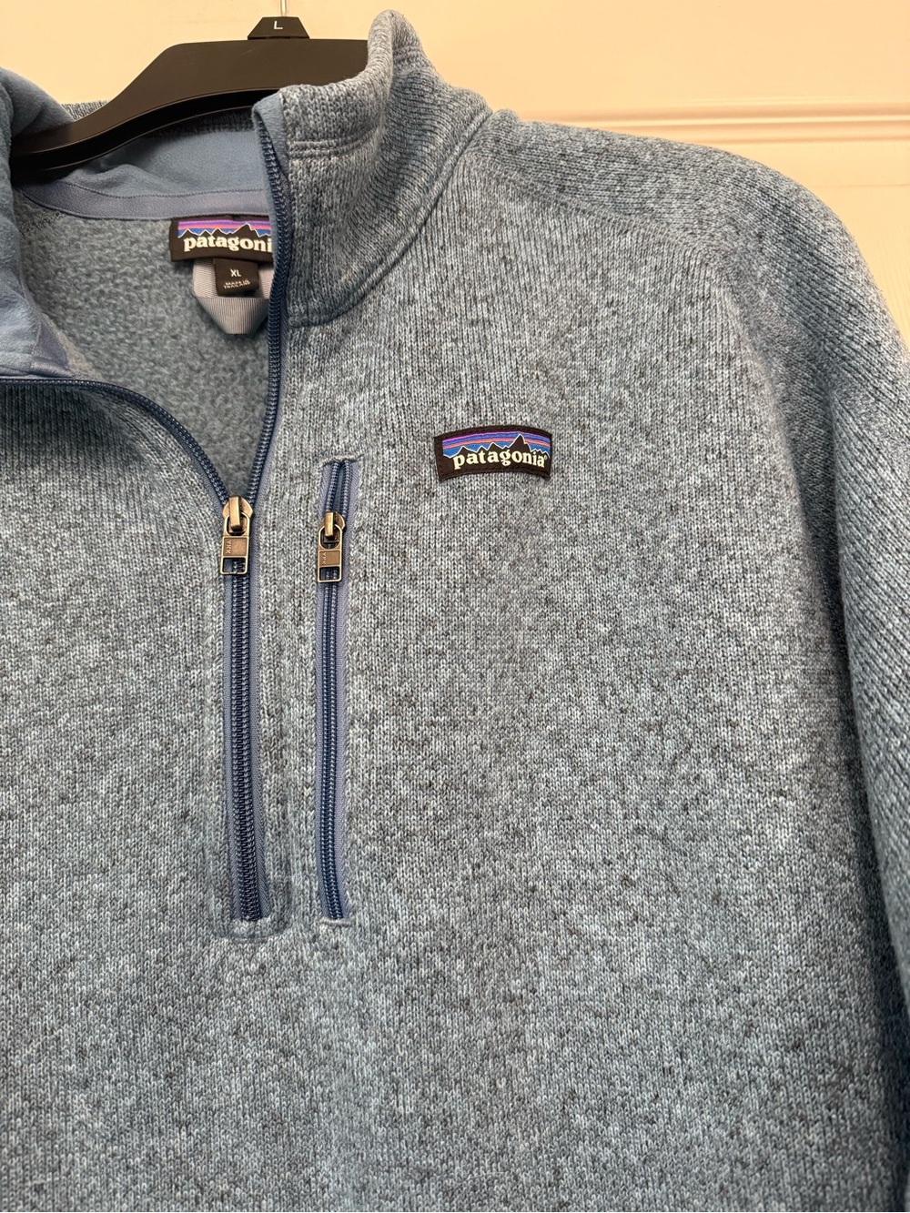 Patagonia Better Sweater 1/4-zip fleece long sleeve mens XL pullover - Picture 2 of 5